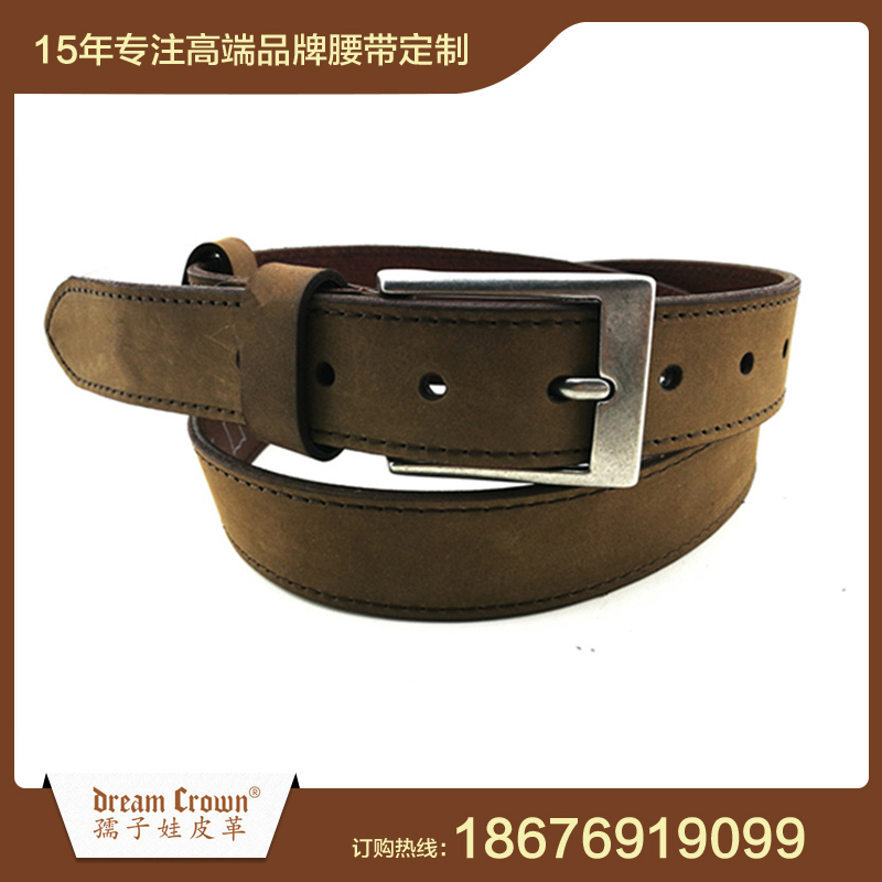 瘋馬皮腰帶